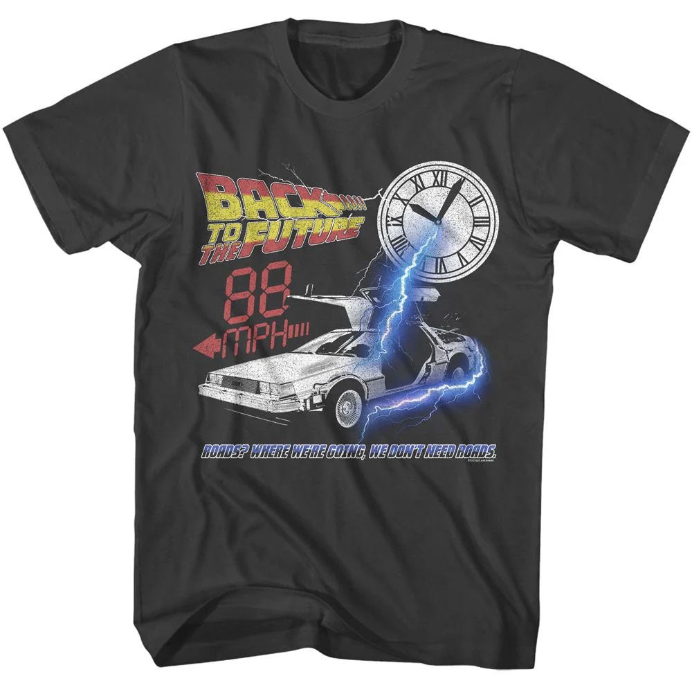 【予約商品】 BACK TO THE FUTURE バックトゥザフューチャー (劇場公開 40周年 ) - WHERE WERE GOING / Tシャツ / メンズ - PGS